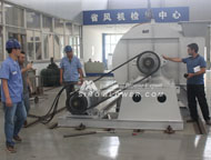 Fan's inspection used for steel plant