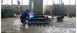Skilled workers only so that the blowers produced are good quality