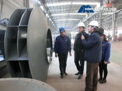What is the market prospect about SIMO BLOWER's centrifugal fan in Middle East?