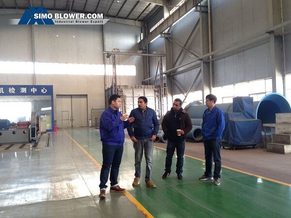 Pakistan client purchase centrifugal fan