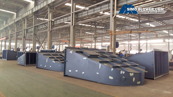 draft fan application in steel factory dust collector system