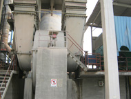 What is the role of centrifugal fan in the sintering system?