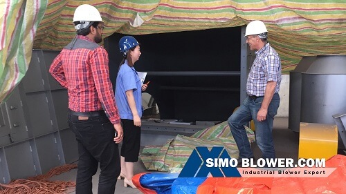 industrial boiler induced draft fan project