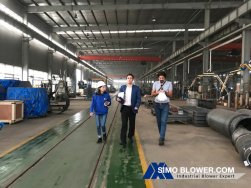 Iranian customers visit SIMO Blower